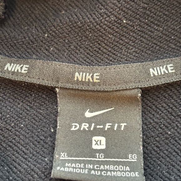 Nike Dri-Fit Hoodie Black XL Unisex Fit - Picture 2 of 6